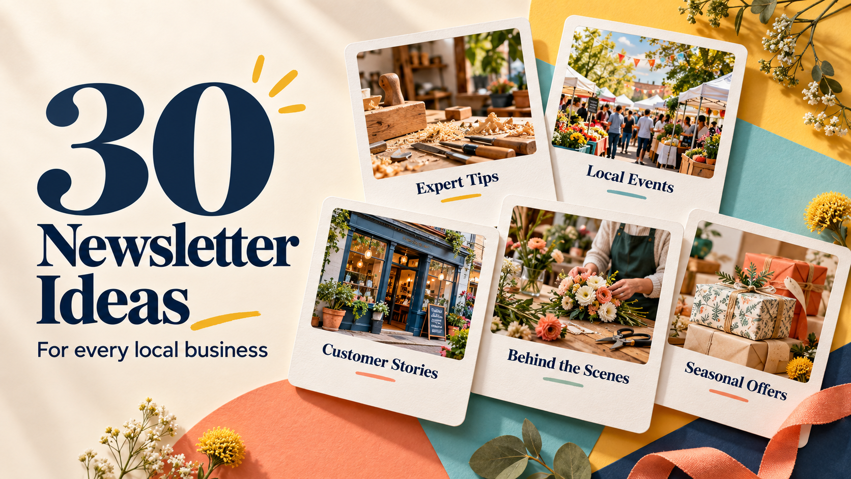 30 Newsletter Content Ideas - Tips, Promos & Local News That Work